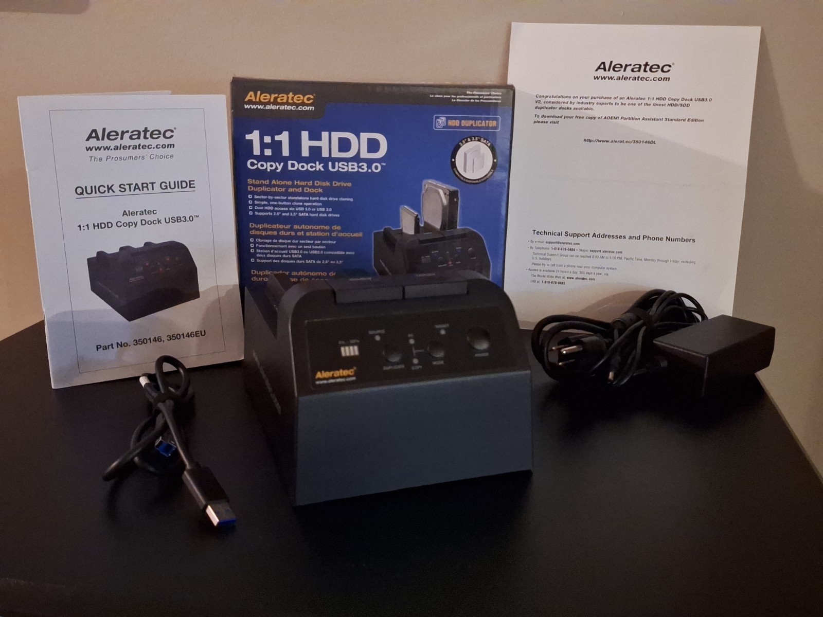 Aleratec 1:1 HDD Copy Dock USB 3.0 V2