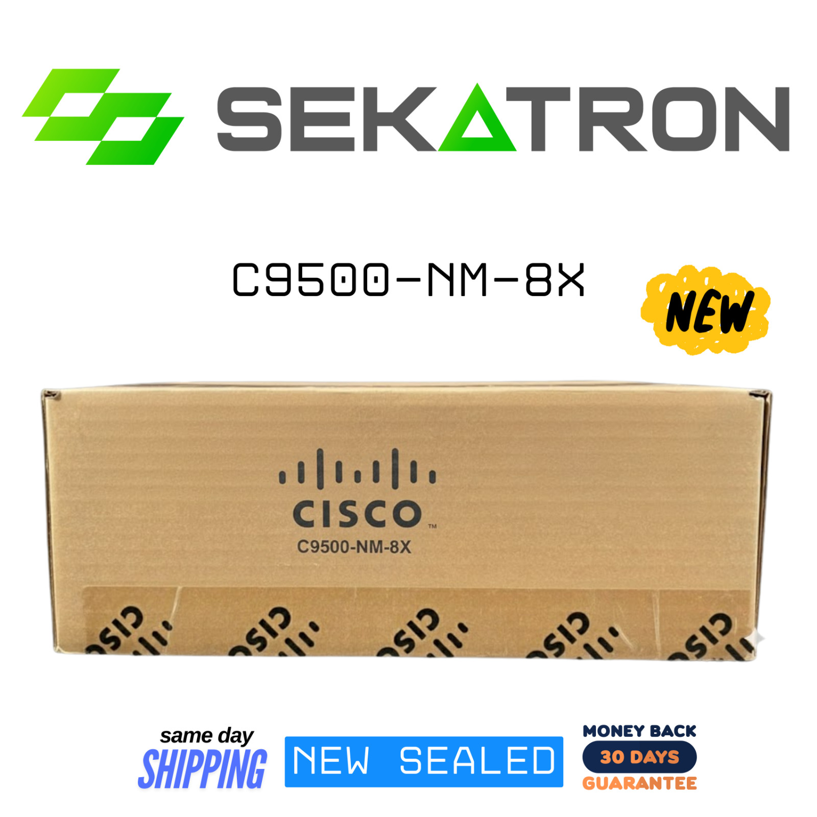 🔌 Cisco C9500-NM-8X • 8× 10GbE SFP+ Module • NEW • Factory Sealed ⚡FastShip