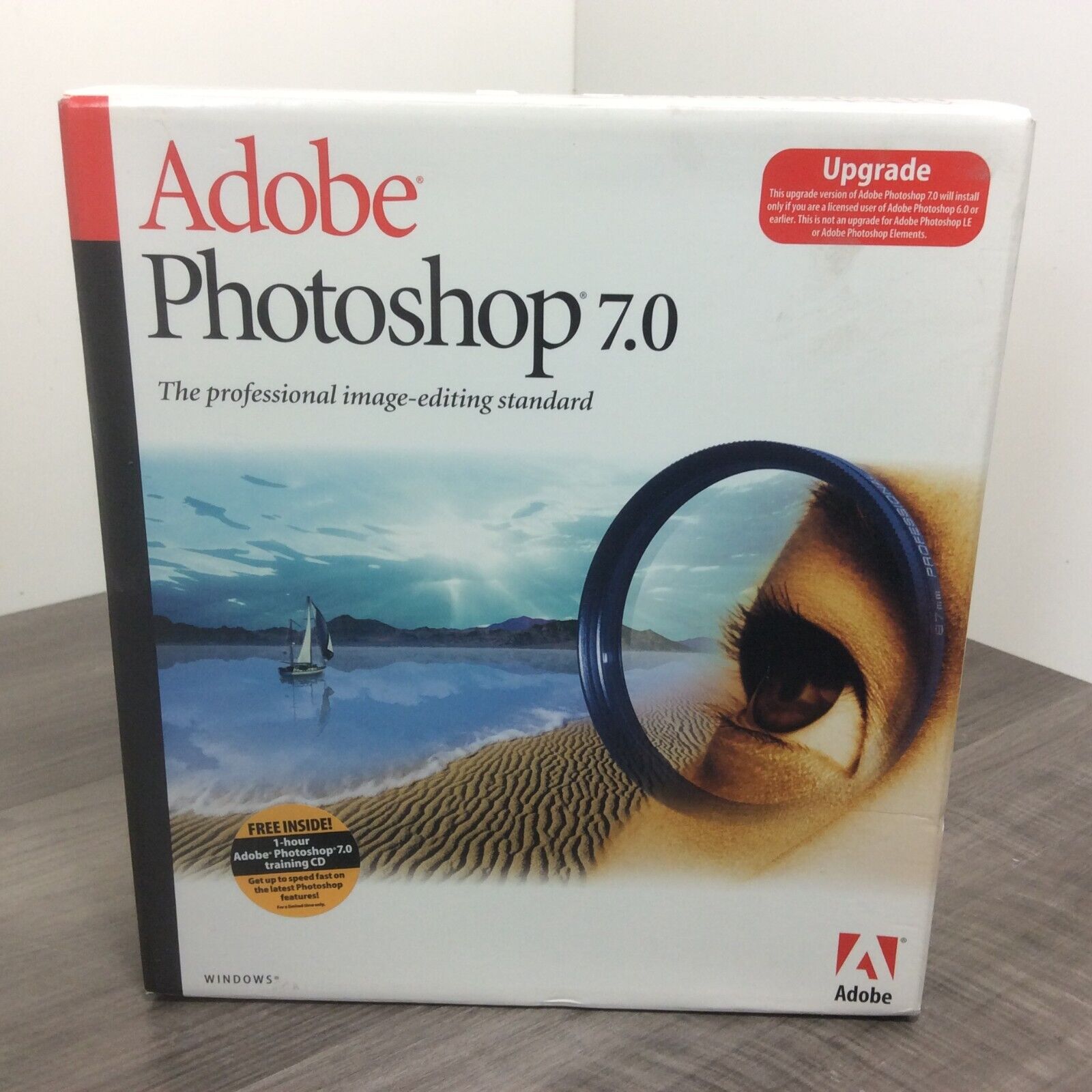 Adobe Photoshop 7.0 (Retail) (1 User/s) - Upgrade for Windows 23101623 BRAND NEW