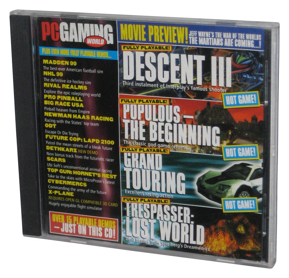 PC Gaming World X-Mas / New Year Video Game Demo CD