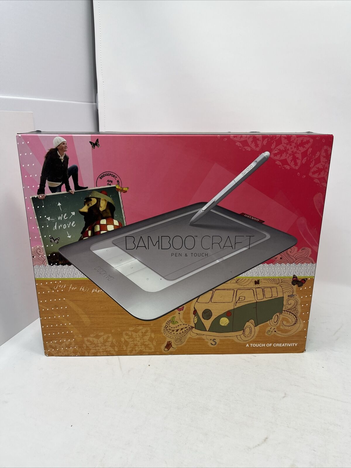 Wacom Bamboo Craft - Pen & Touch - Model CTH-461 with Original Box & Pen