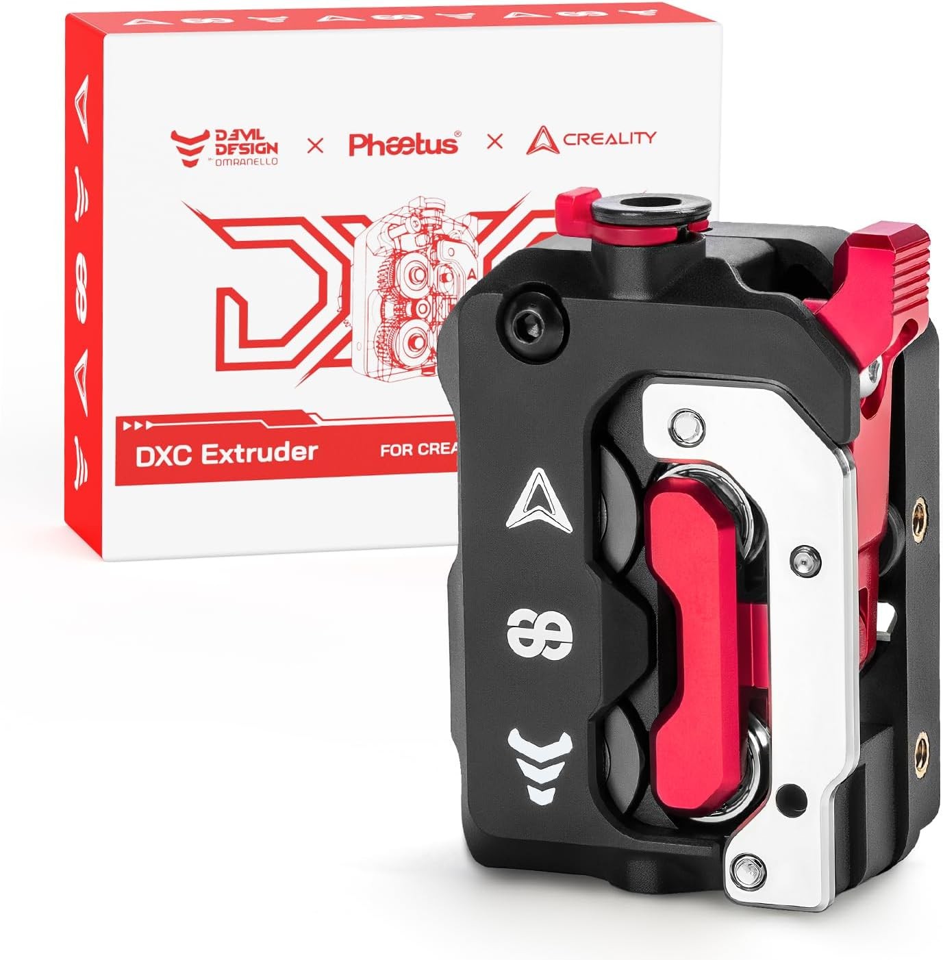 Creality DXC Upgraded Extruder Kit for K1 Max K1C K1 SE Dual Gear Break Detect