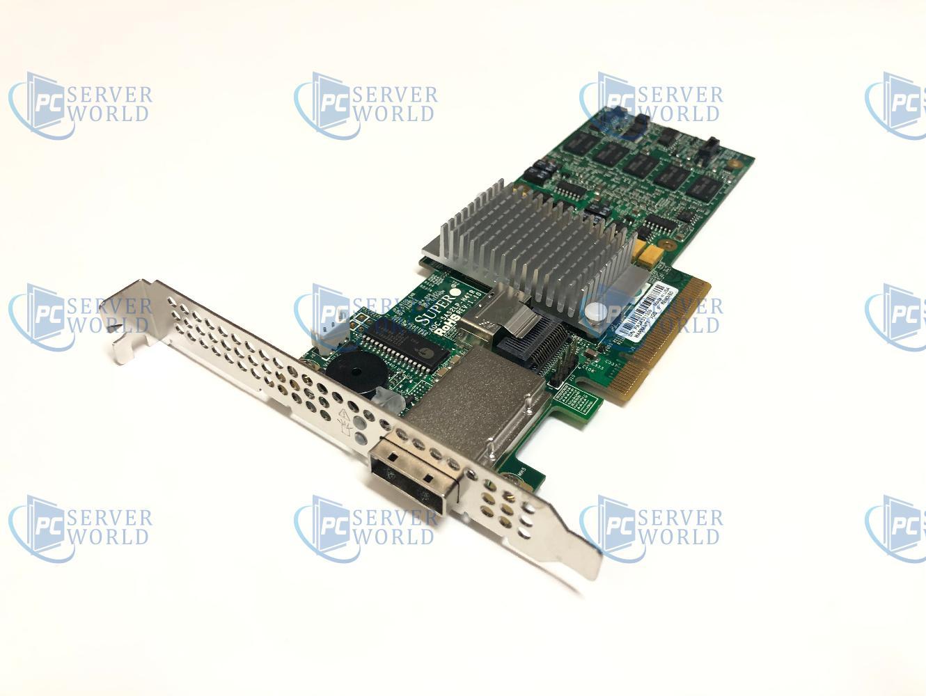 AOC-SAS2LP-H4IR SUPERMICO 512MB 6GBPS 8 PORT PCI-E X8 SAS SATA RAID CONTROLLER