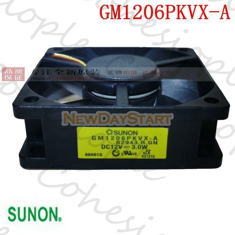 New 1PCS For GM1206PKVX-A 60*60*20mm CPU Cooling Fan DC12V 3.0W 3-wire