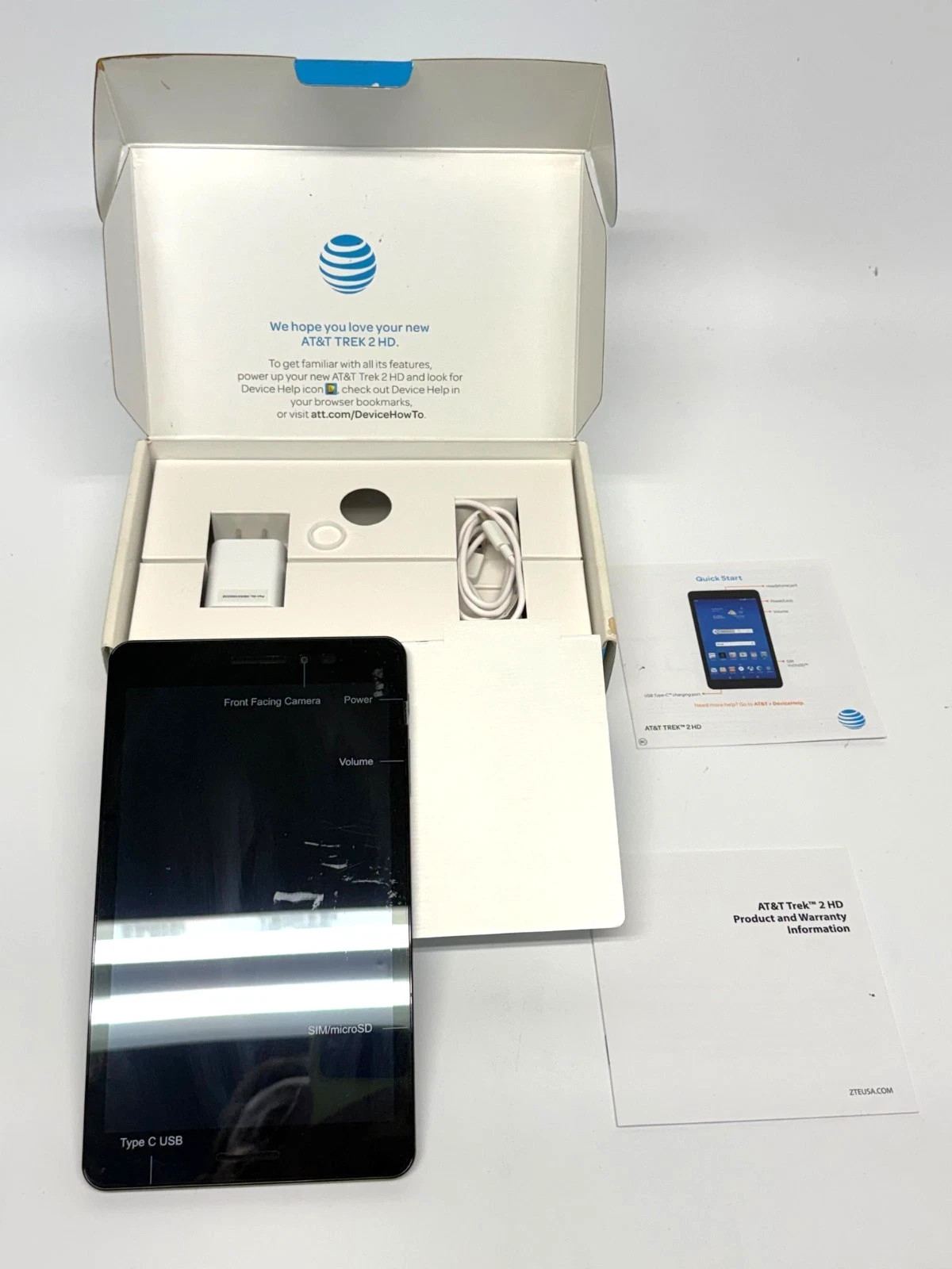 OPEN BOX - Trek 2 HD TABLET - 8-inch tablet with HD display ( AT&T & Unlocked)