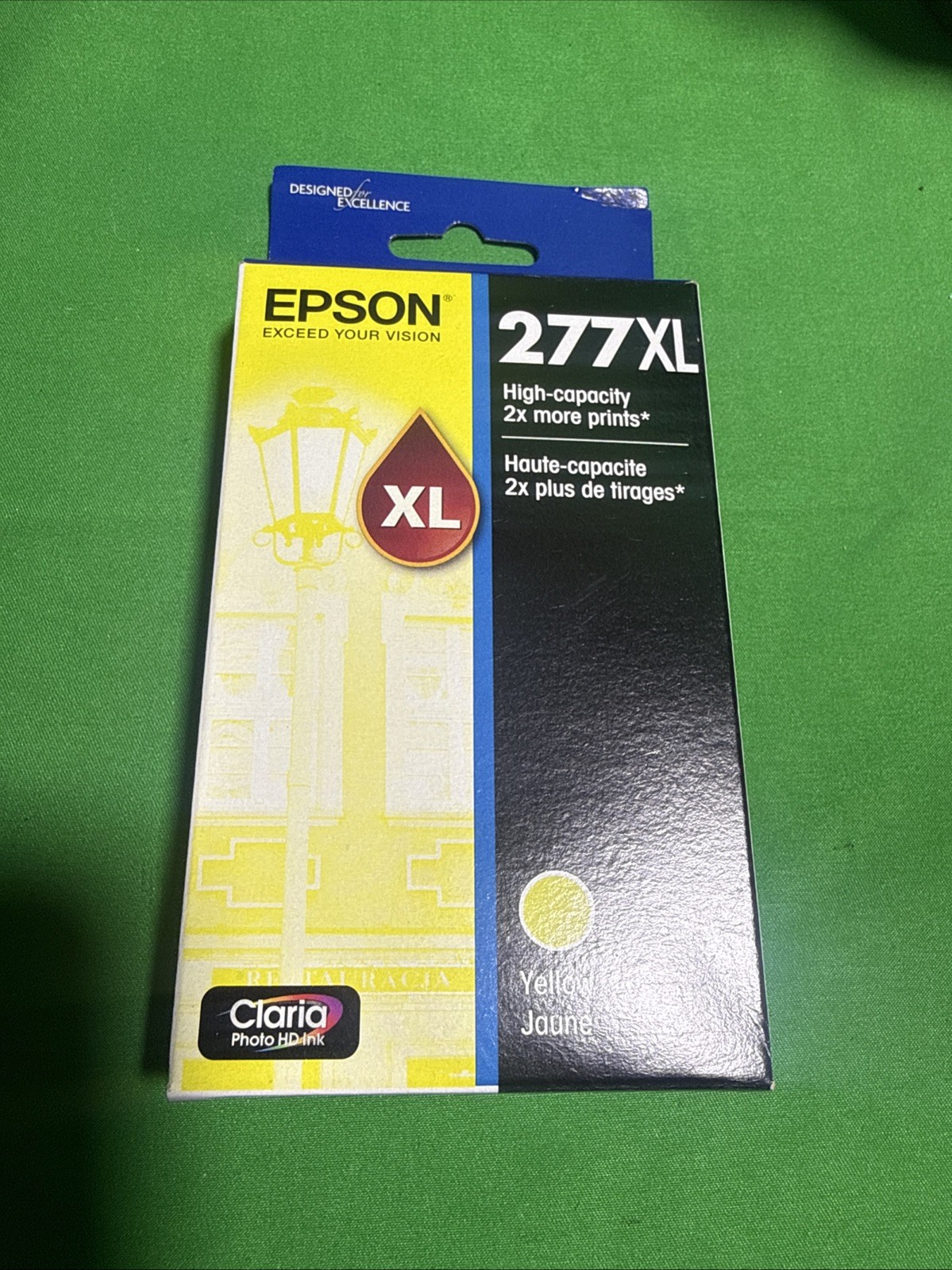 Genuine Epson T277XL420 Yellow High Yield Ink Cartridge 277XL High Capacity