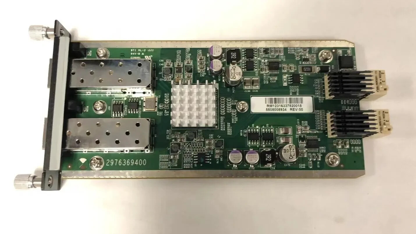 Dell Force10 S55 2-Port 10G SFP+Uplink expansion module 32J5K/7VP2N- S55-10GE-2S