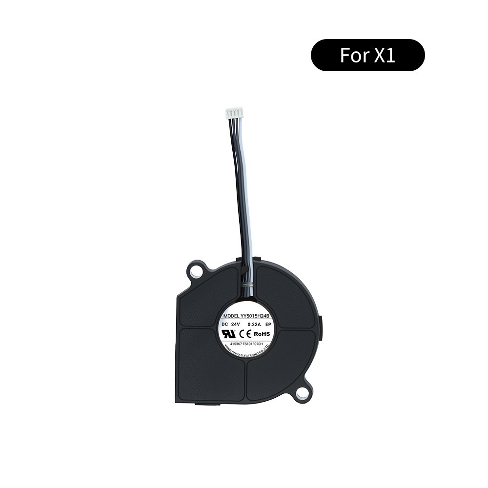 24V 5015 Blower Fan for BambuLab X1 X1C P1P P1S Dual Ball Bearing Cooling Fan