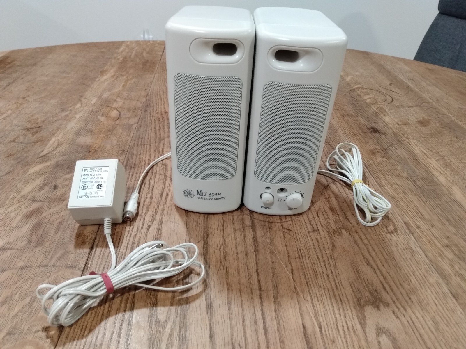 MLI Model 691H Hi-Fi Sound Monitor Computer Speakers Pair WORKING 
