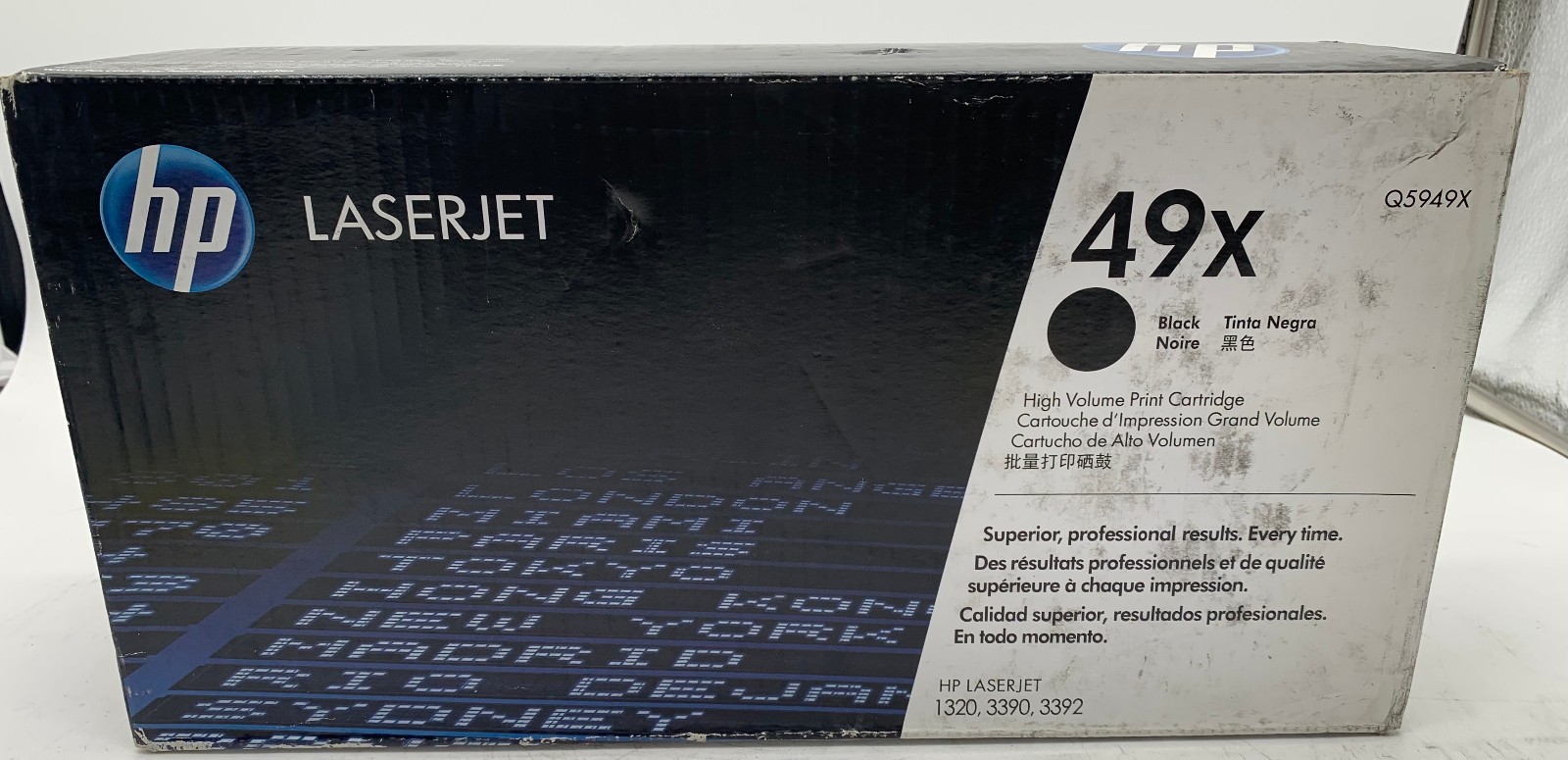Genuine HP 49X (Q5949X) Black High Yield Original LaserJet Toner Cartridge, OEM