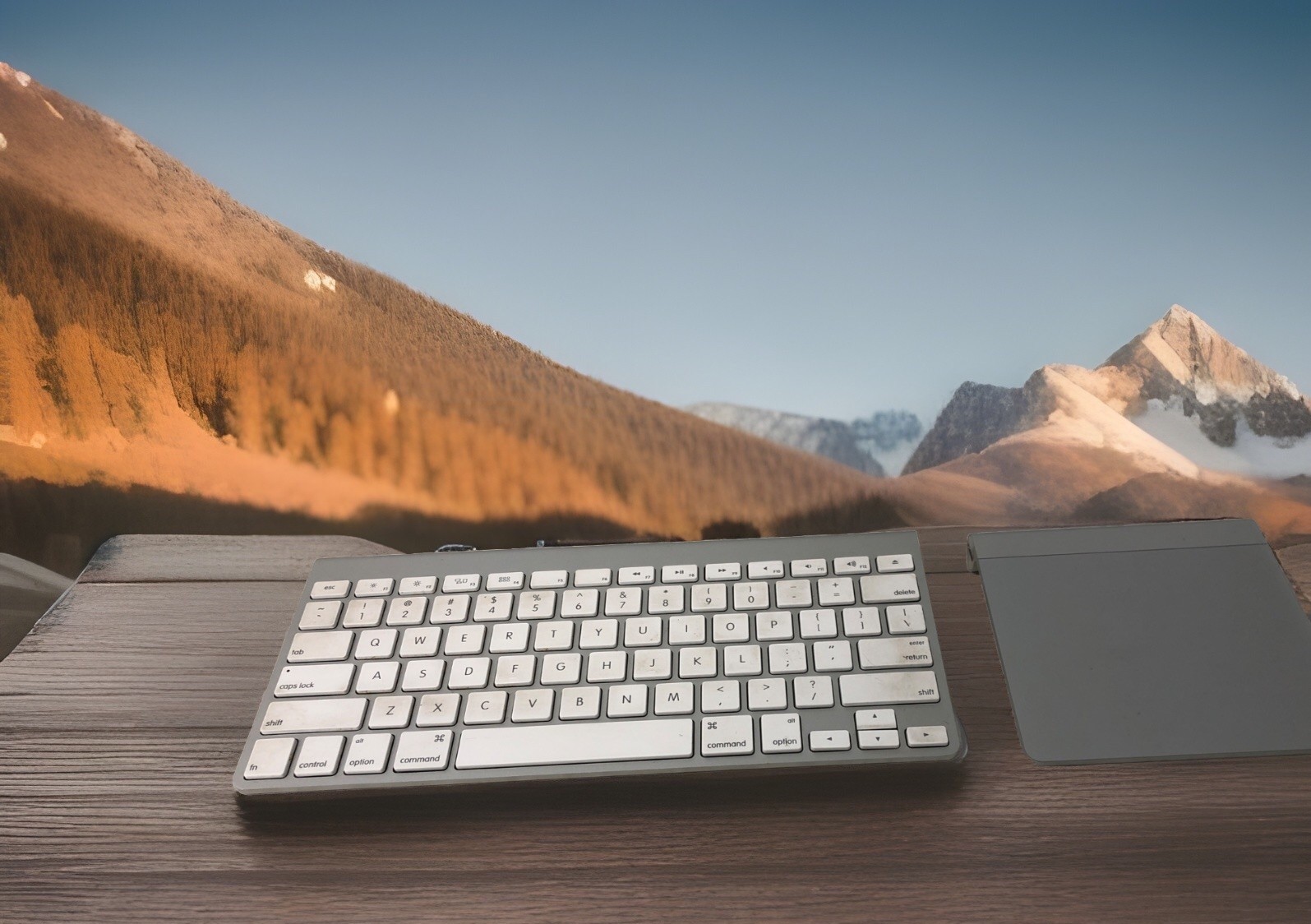 Apple A1339 Magic Trackpad & A1314 Wireless Keyboard Set TESTED/WORKS