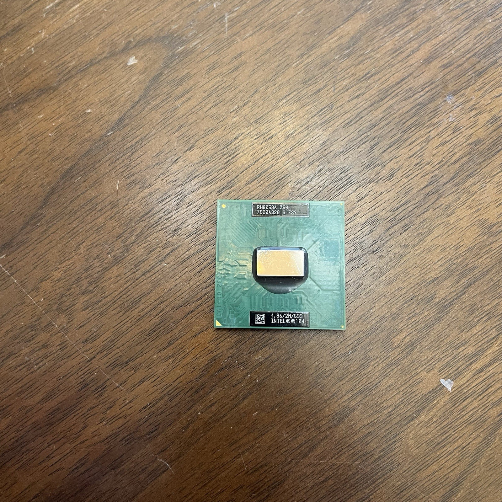 Laptop Computer Intel SL7S9 1.86GHZ 2MB/533 CPU Processor