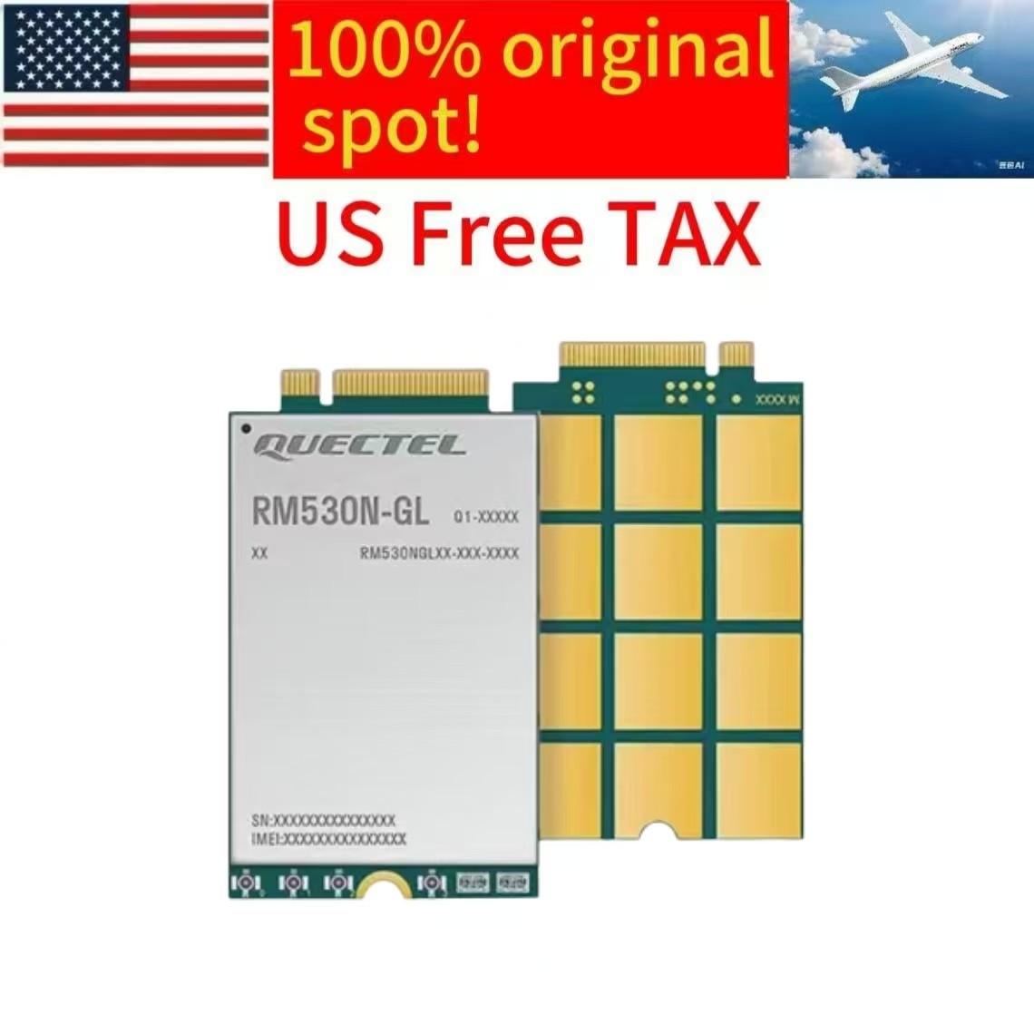Quectel RM530N-GL 5G 4G 3G LTE-A Multi-mode Sub-6G mmWave M.2 Module