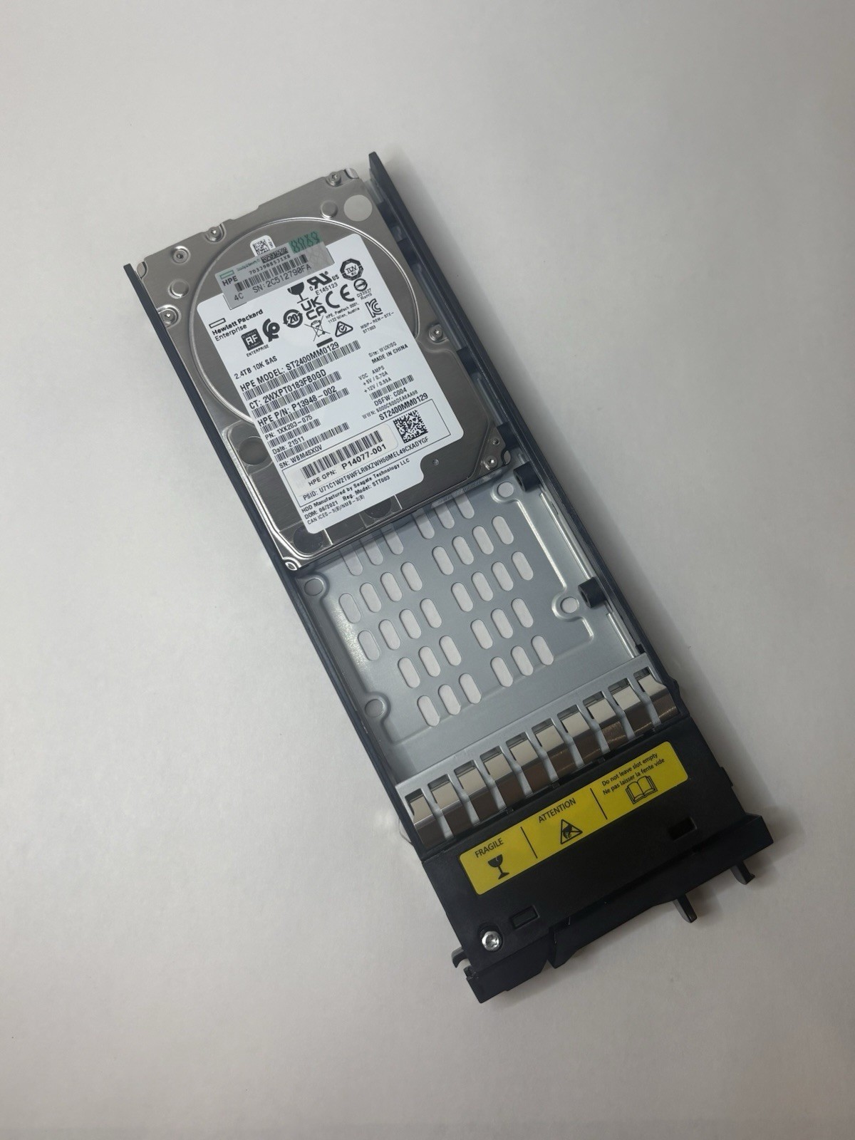HPE Seagate ST2400MM0129 2.4TB 10K SAS HDD – Grade A Tested SMART OK