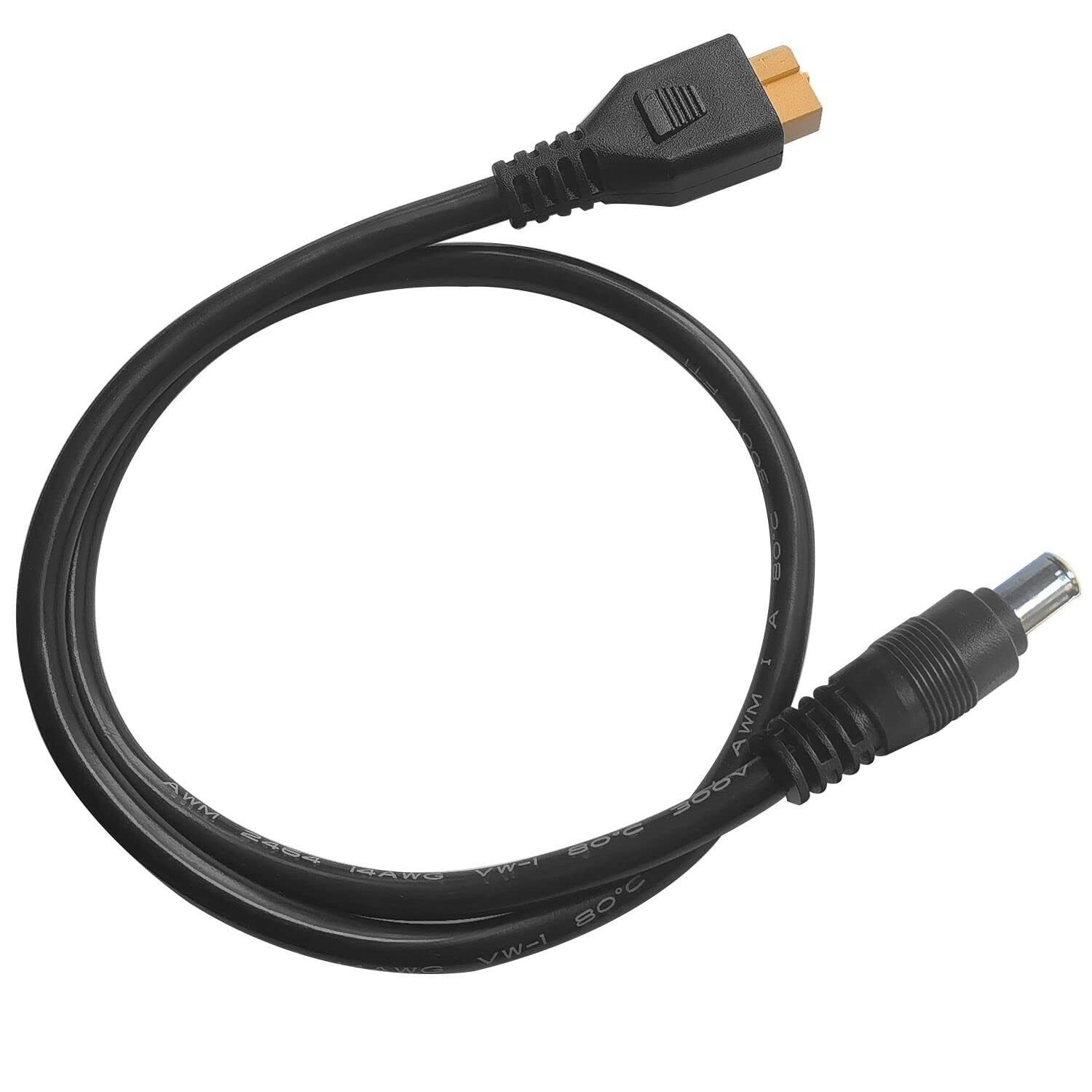 14AWG Wire DC 8mm Adapter to XT60 Connector Cable,XT60 Female to DC 7.9mm x 0...