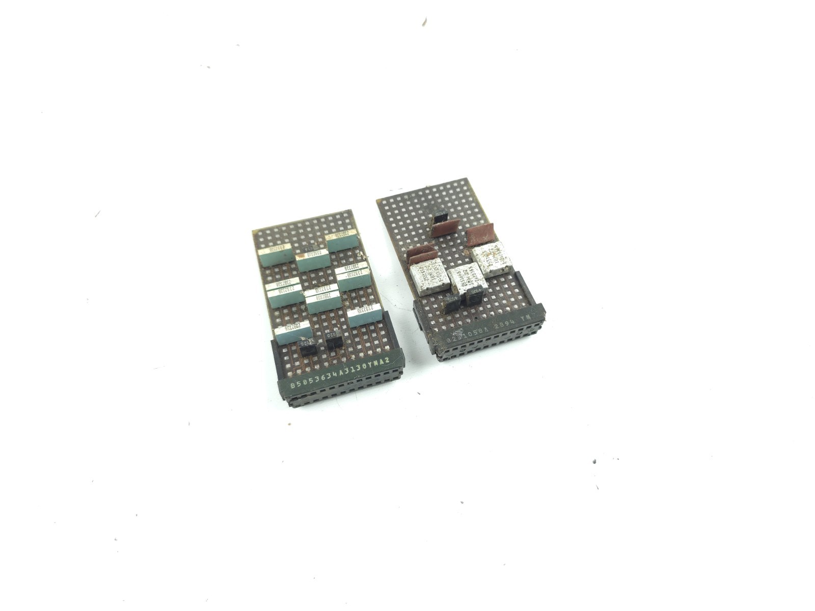 2 x Vintage IBM Mainframe Computer Card - Circuit Board