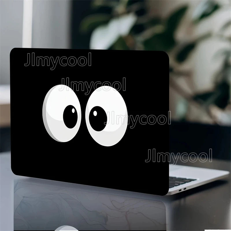2 Cute Eye Waterproof Cat Design Notebook Laptop Scratch obstruction Sticker