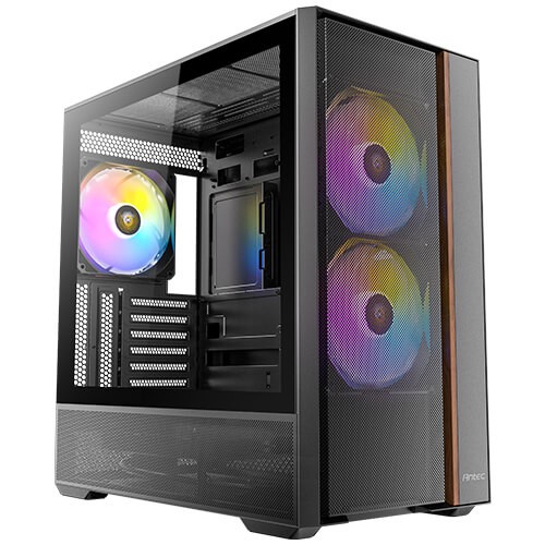 Antec FLUX REAR Mid tower Case Pre-Installed 5 x High-Performance PWM Fans