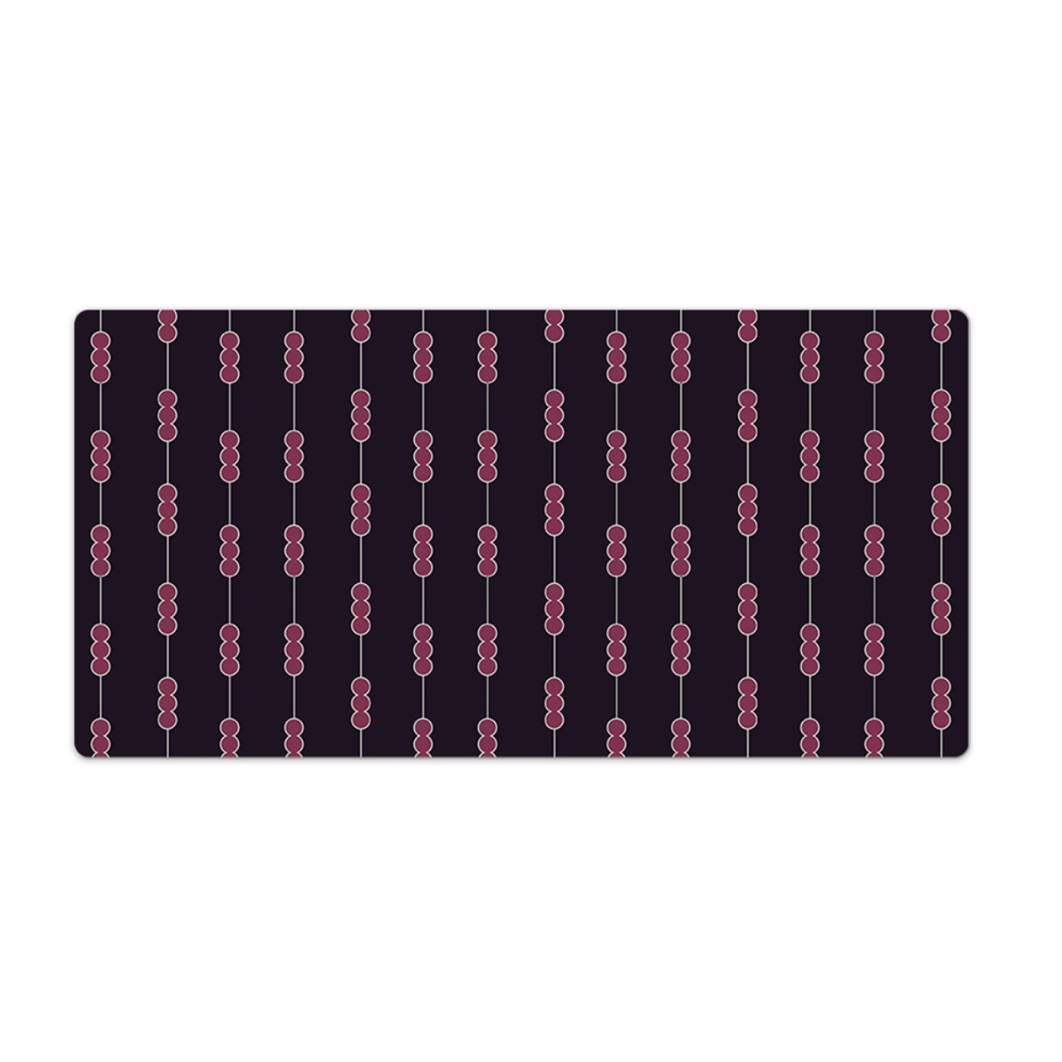 Easy Clean PC Desk Modern Table Mouse Pad Laptop Mat Composition circles 120x60