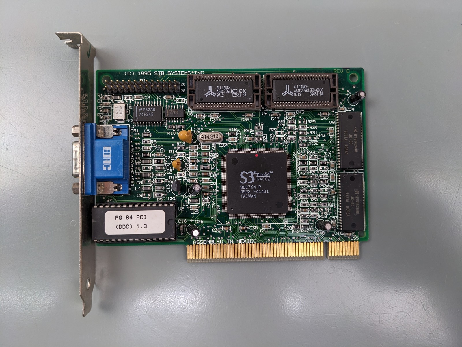 STB Powergraph 64 PCI Vintage Gaming 2MB SVGA CARD for 486, Pentium