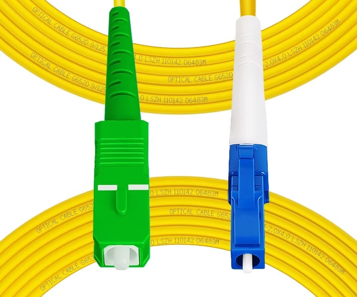 OS2 LCU to SCA Fiber Optic Cable,Singlemode Simplex, 1m(3ft)