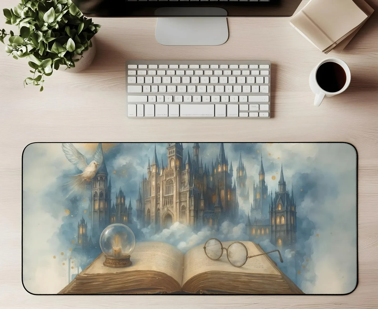 NEW Xlarge Desk Mat Harry Potter Wizard Extended Mouse Pad Gaming Mat 16" x 32"