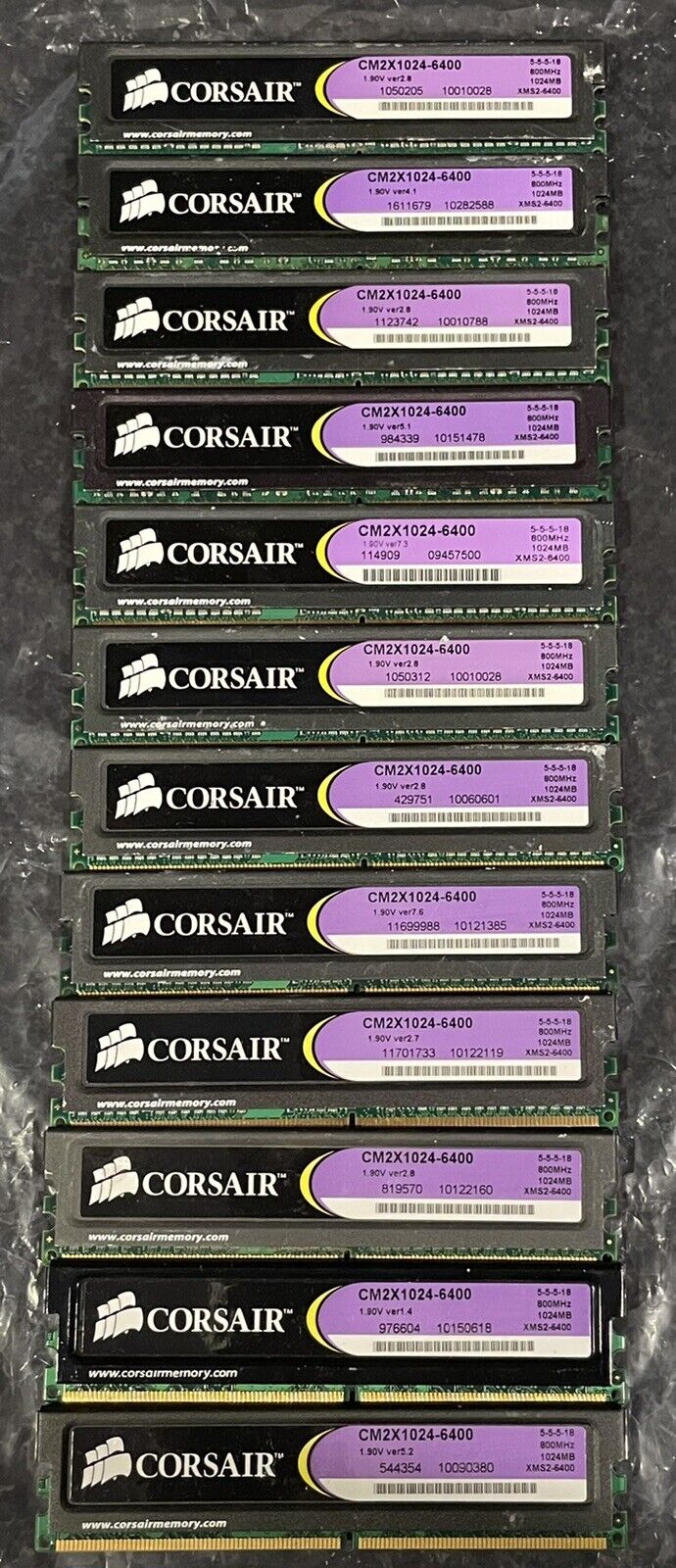 Corsair XMS2 4GB (4x1 GB) DDR2 800MHz CM2X1024-6400 Desktop Memory RAM