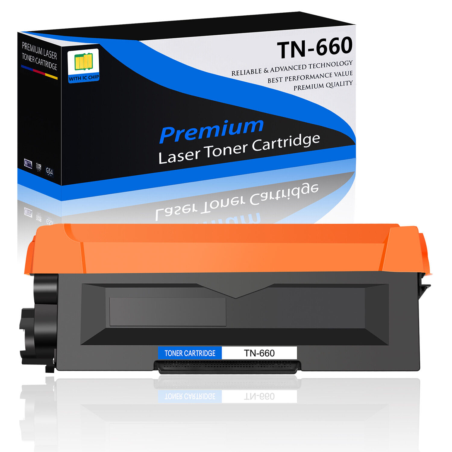Premium Replacement DR630 Drum TN660 Toner Compatible with Brother High Yield 