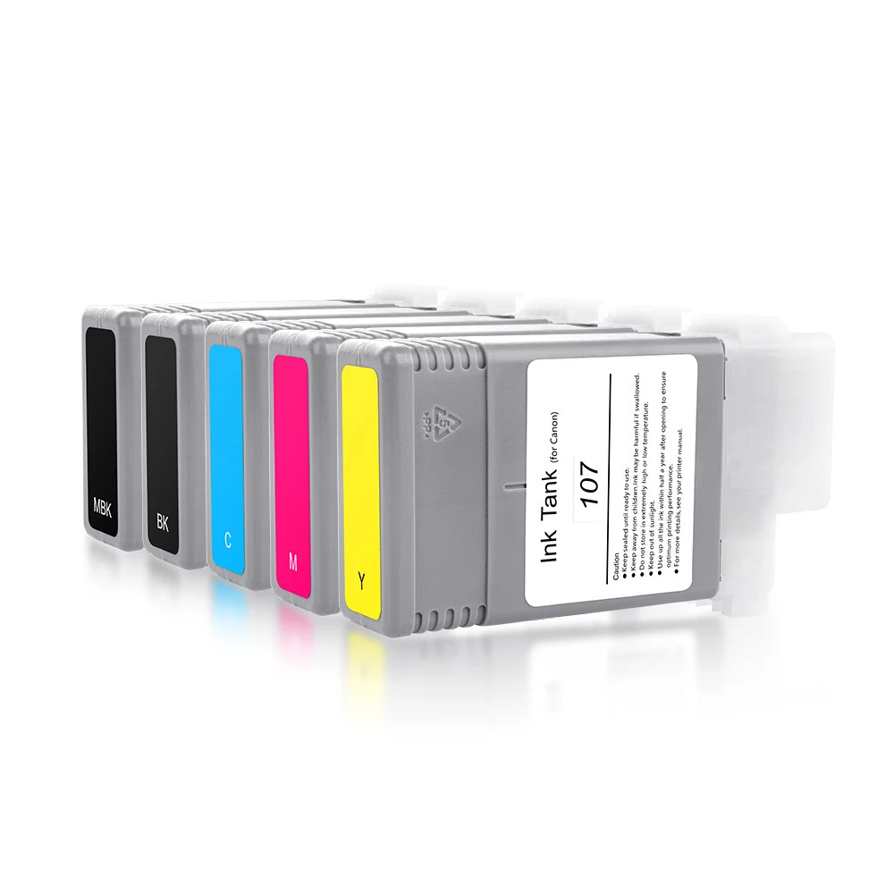 PFI 107 Compatible Ink Cartridge 5colors for Canon IPF 770 670 680 685 770