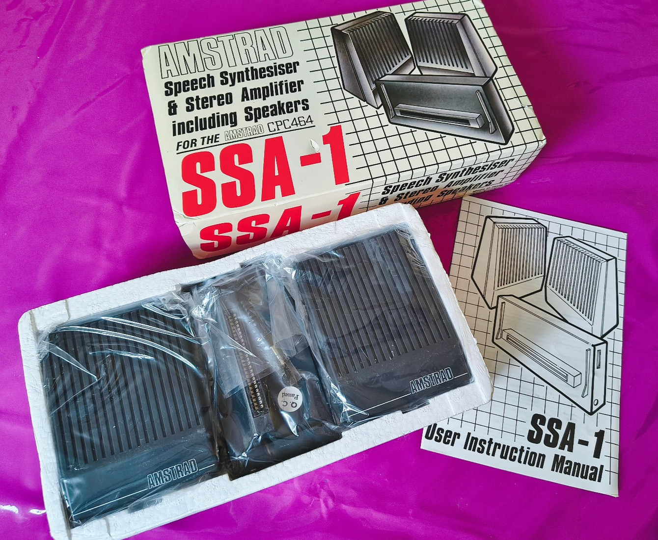 Amstrad Schneider CPC SSA-1 Speech Synthesizer - MINT Condition works collectors