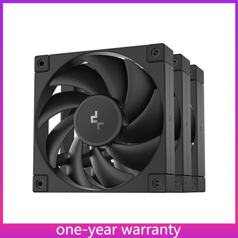 1PCS DeepCool FD12 Black 3 IN 1 Performance 120mm Case Fan New Fast Delivery