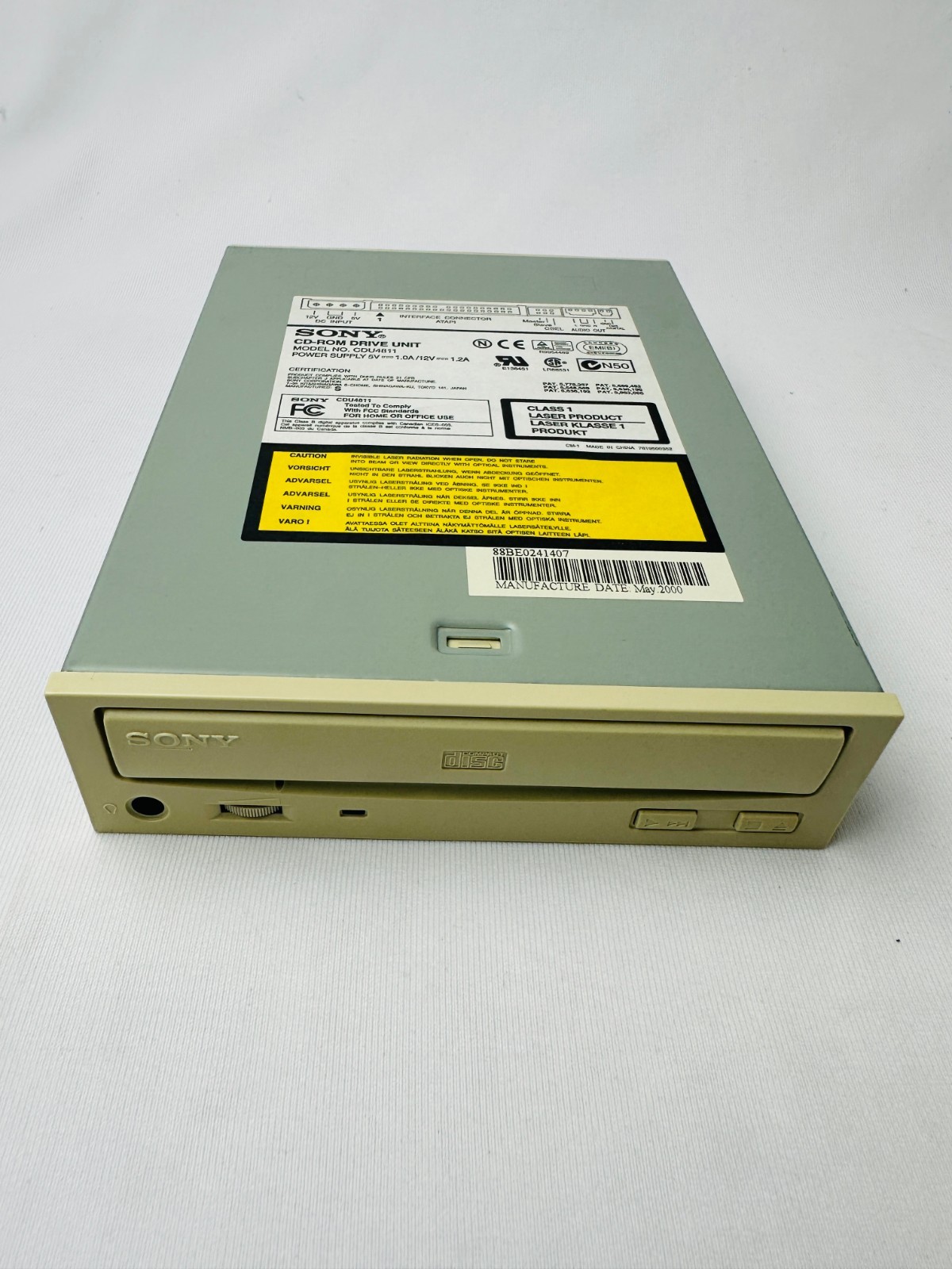 Sony CDU4811 CD-ROM Drive Unit