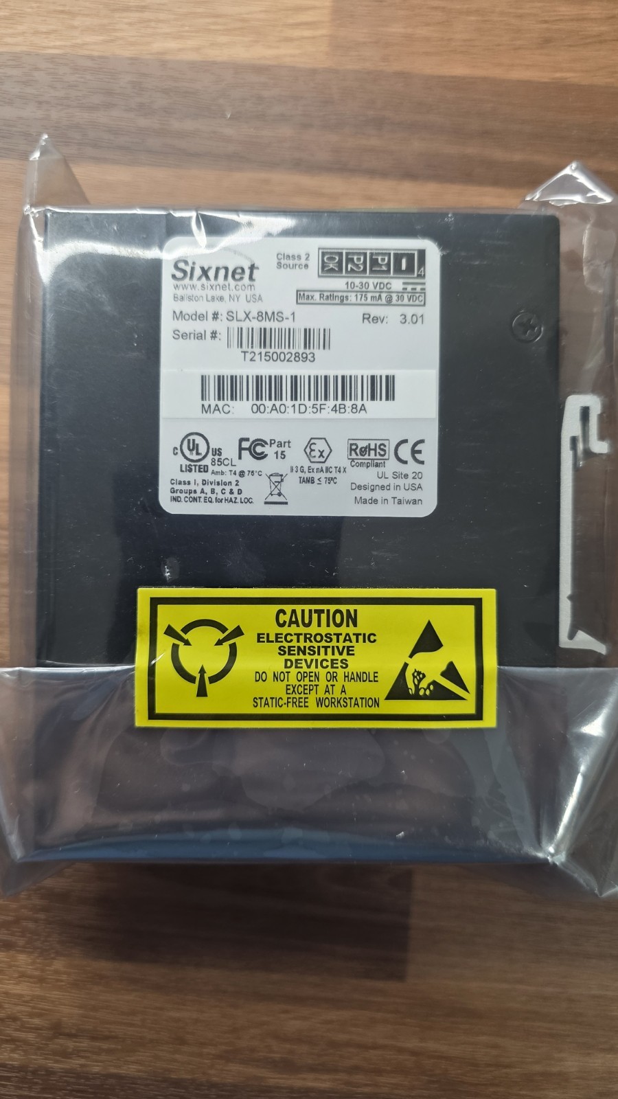Red Lion Controls Sixnet Industrial Managed Network Switch Hub SLX-8MS-1