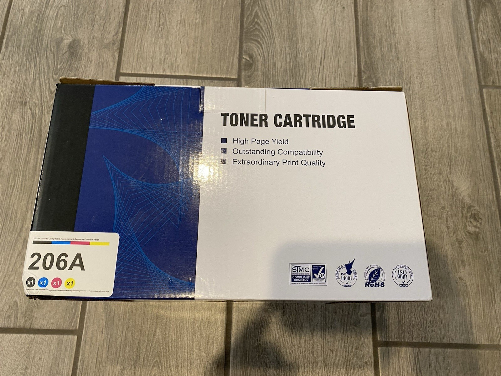 4 pack (BCMY) Toner Cartridge HP 206A Color Laserjet Ink CMYBabee BRAND NEW
