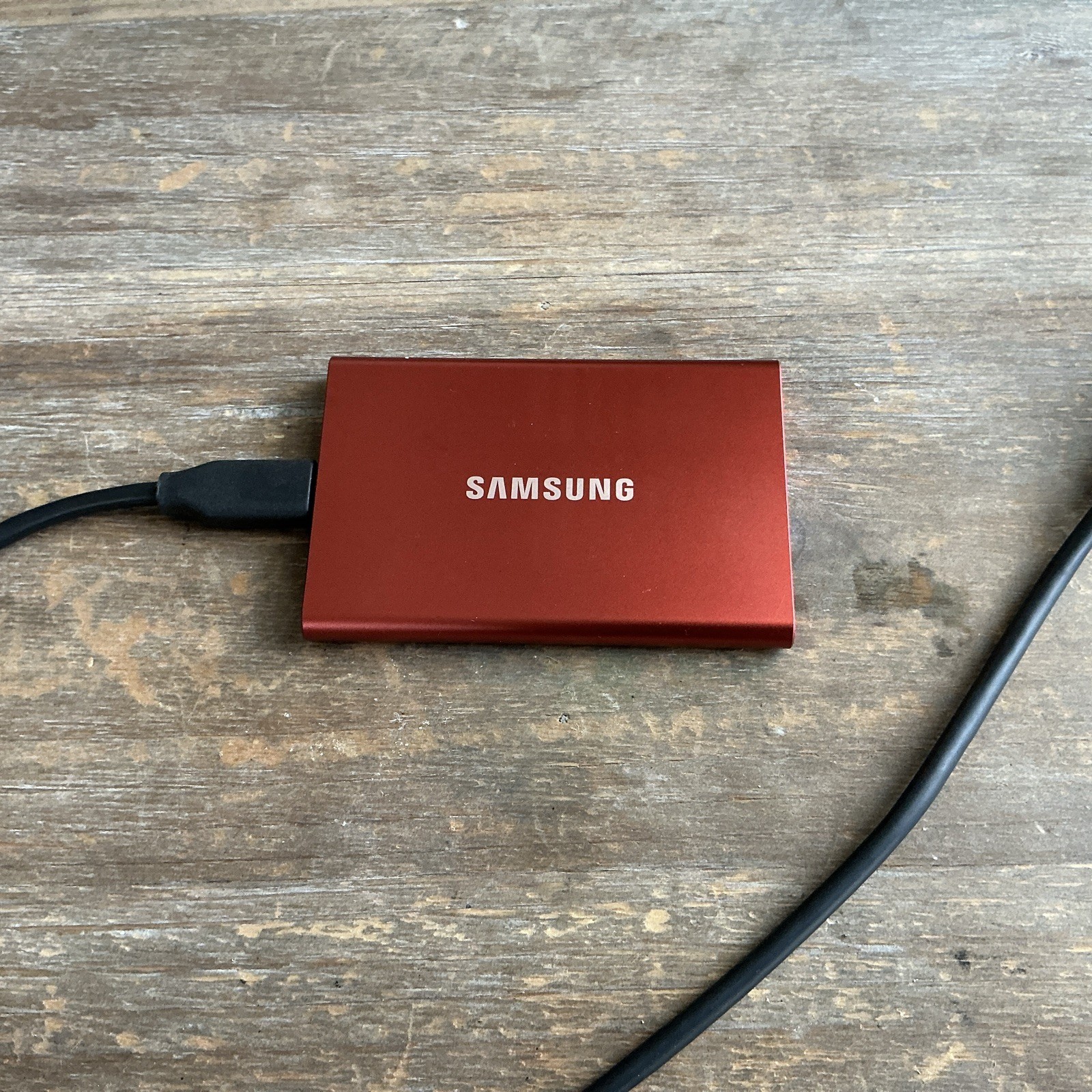 Samsung Portable SSD T7 1TB MU-PC1T0R SSD Used Tested Red