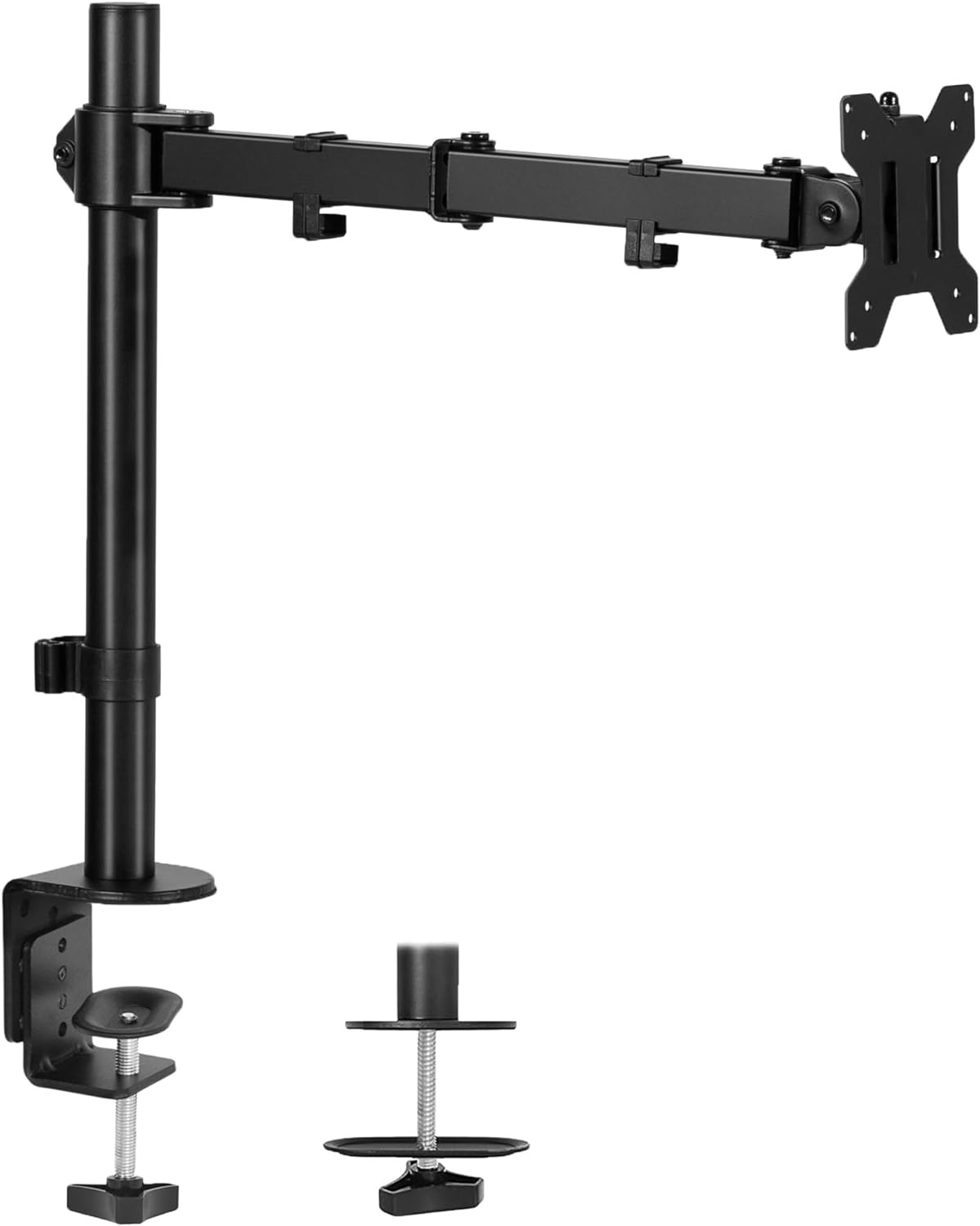 VIVO Single Monitor Arm Desk Mount, Holds Screens up to 32 inch Regular and 38