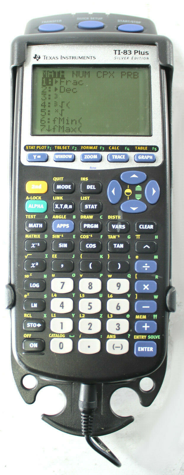 Texas Instruments TI-83 Plus Silver with Calculator-Based Laboratory CBL 2