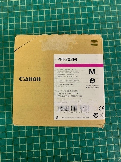 GENUINE Canon PFI-303M Magenta Ink Tank IPF810 815 820 825 2960B001AA NEW