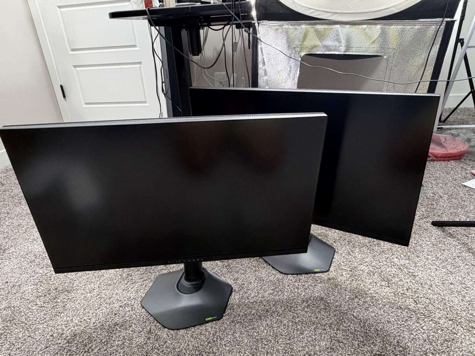 Pair Alienware 27" 180Hz QHD IPS Gaming Monitor AW2724DM, AMD Prem Pro Black