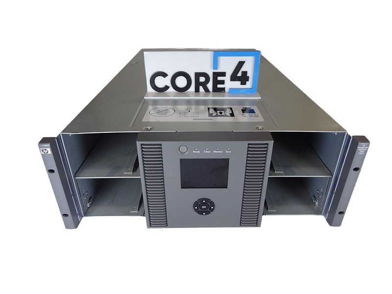 HP 413509-001 19.2TB/38.4TB STORAGE WORKS MSL4048 0DRIVE/48SLOT TAPE LIBRARY