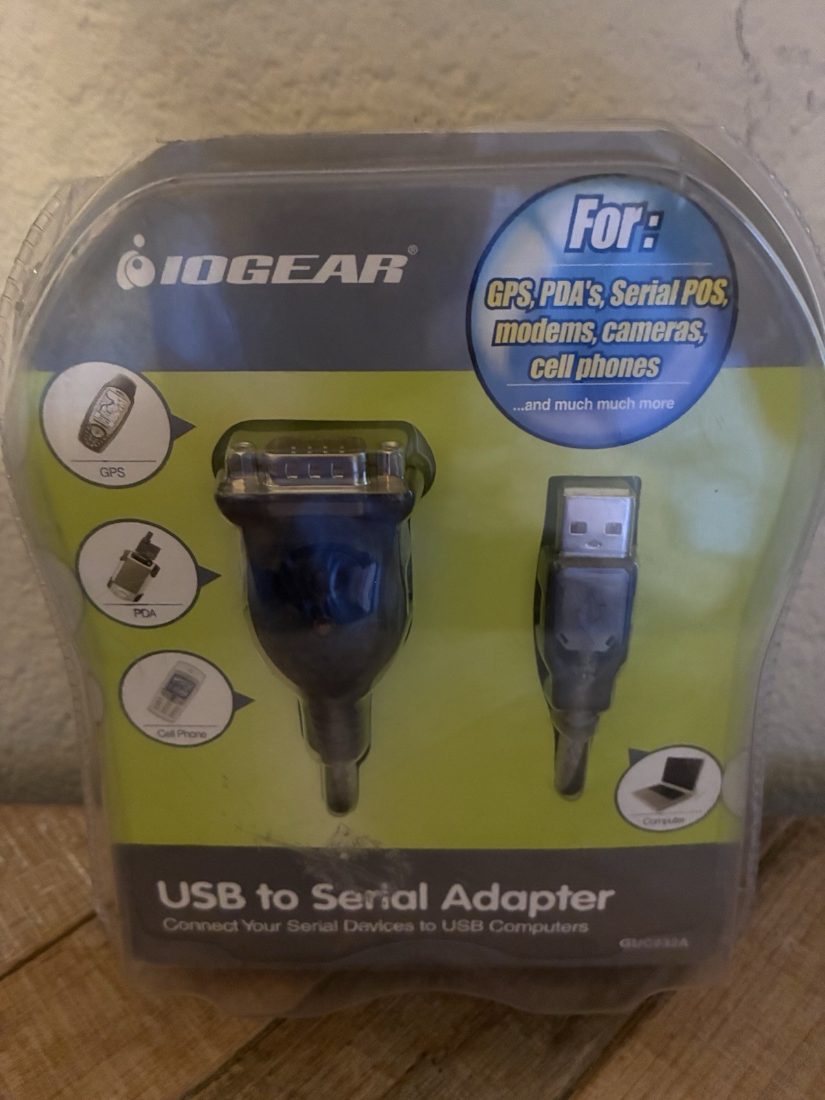 IOGEAR USB PDA/SERIAL ADAPTER GUC232A Sealed