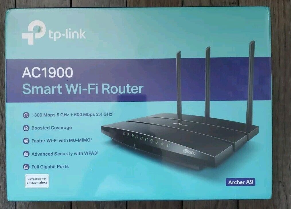 TP-LINK ARCHER A9 AC1900 Wireless MU-Mimo Gigabit Router NEW