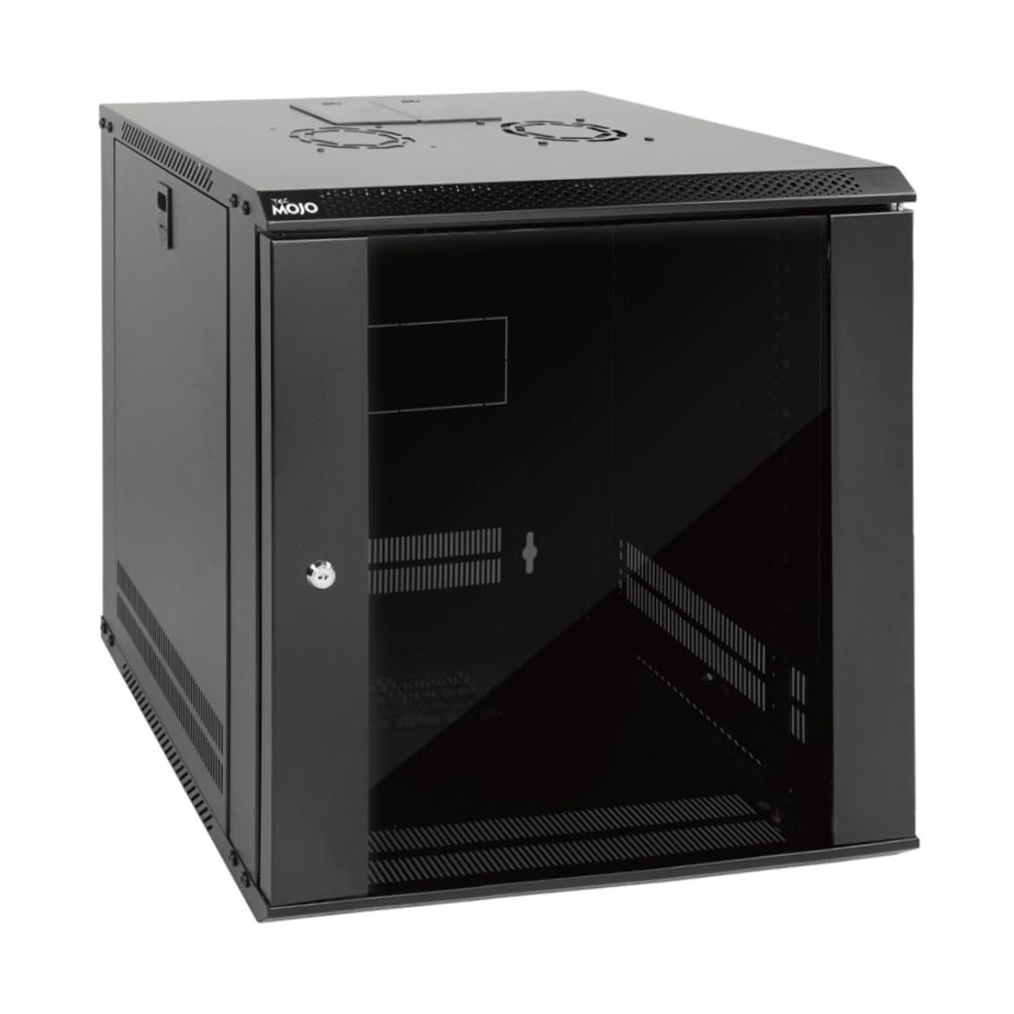 12U Wall Mount Server Cabinet IT Network Rack Enclosure Lockable Door and Side P