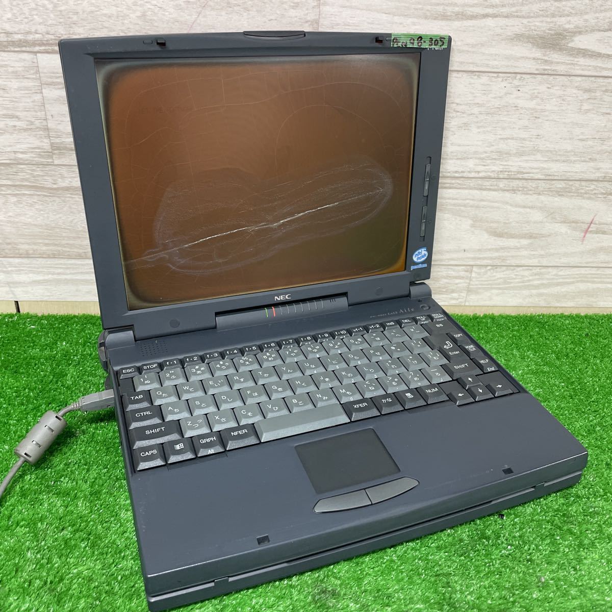 As is PCN98-305 super-discount PC98 notebook NEC PC9821Ls12/D10 junk