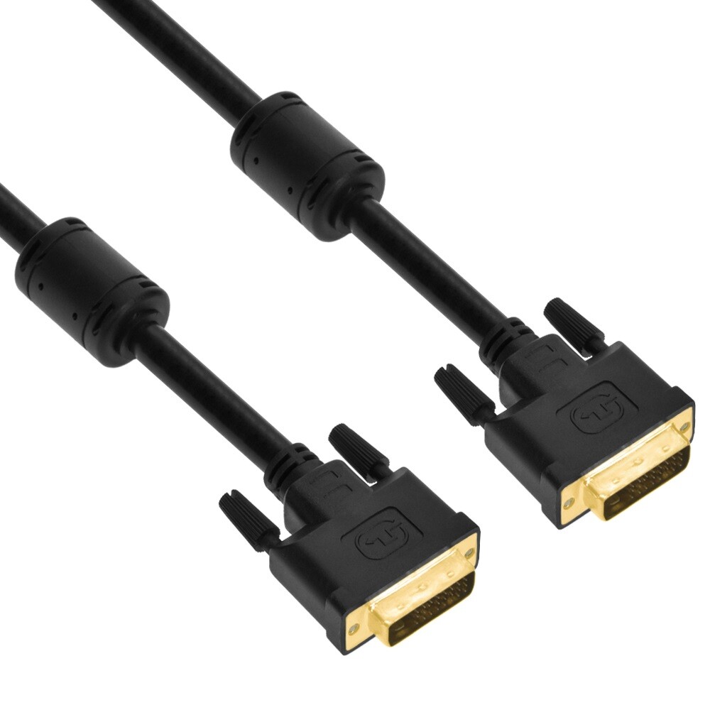 Fuji Labs DVI-D Dual Link Male to Male with Ferrite Core