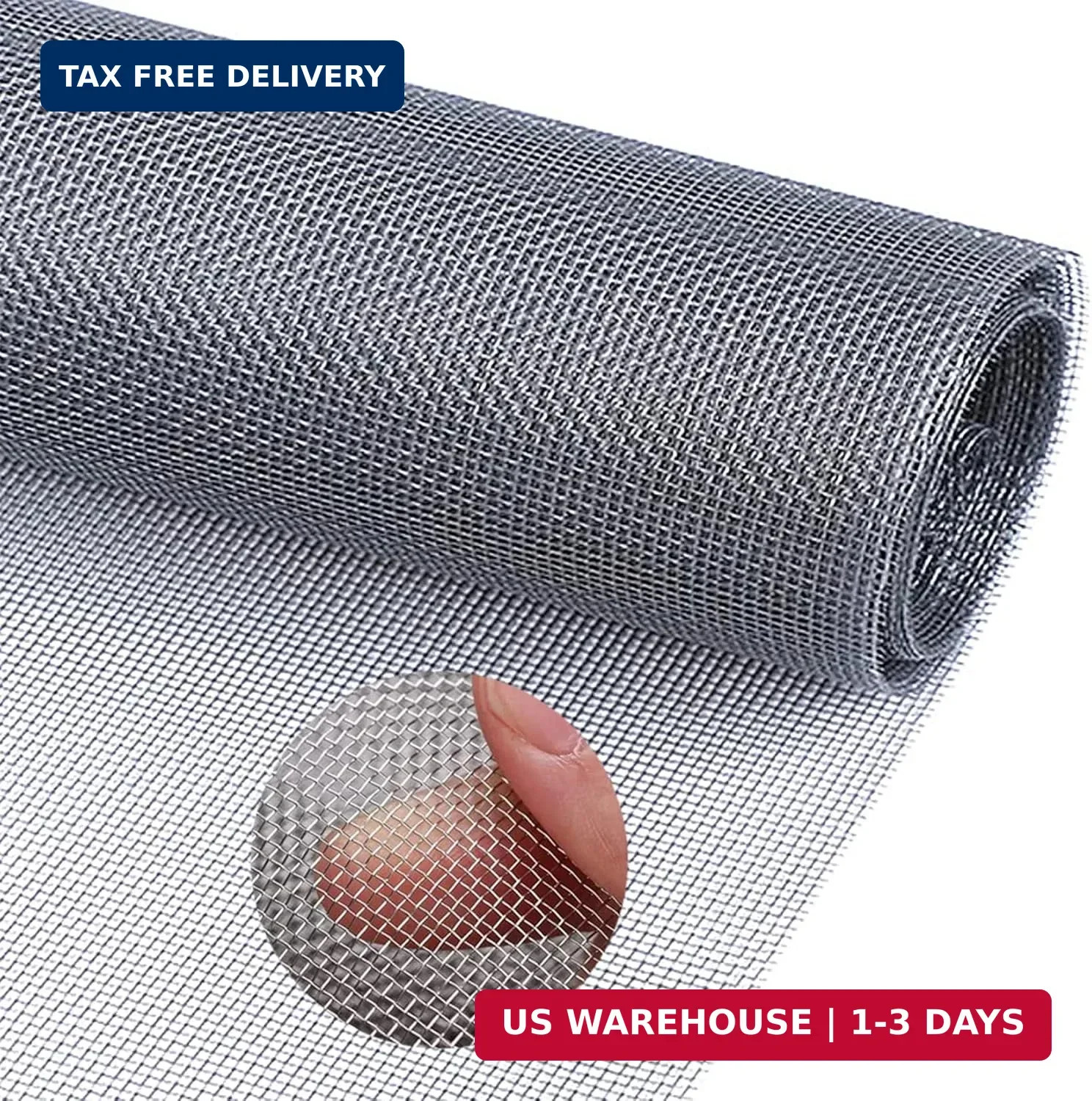Filter Screen Sheets Stainless Steel Air Vent Mesh Cover Wire Mesh Roll 30x120cm