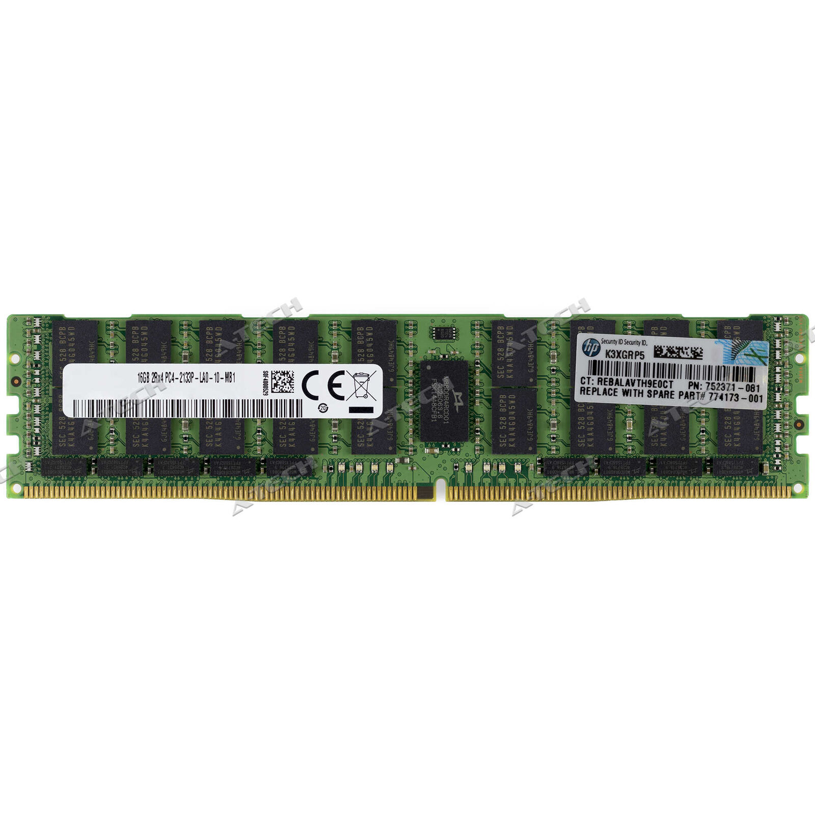 HP 16GB DDR4-2133 LRDIMM 726720-B21 774173-001 752371-081 HPE Server Memory RAM