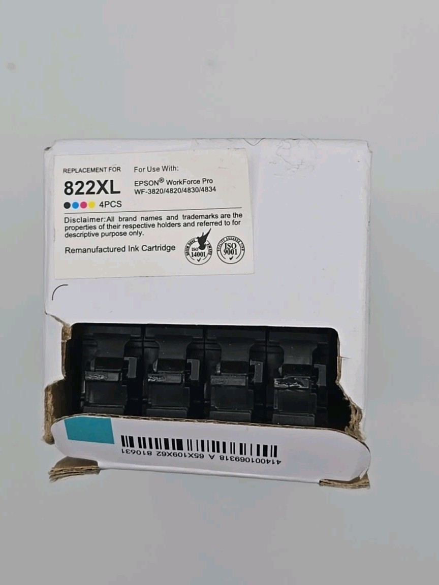 822XL Replacement Ink Cartridge for Epson Workforce Pro Printer