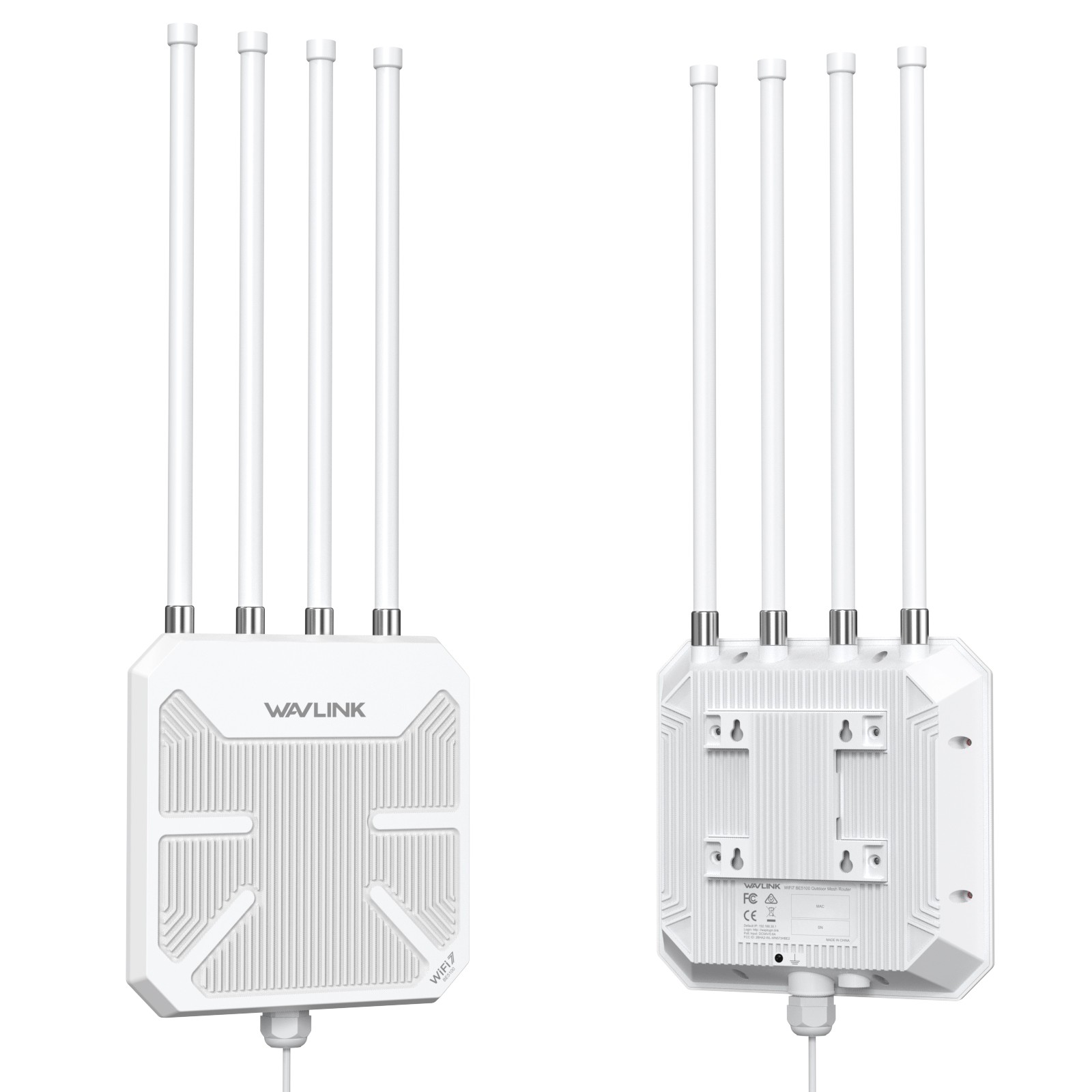 WiFi 7 Mesh Extender Signal Booster BE5100 Outdoor Repeater 2.5G Port MU-MIMO