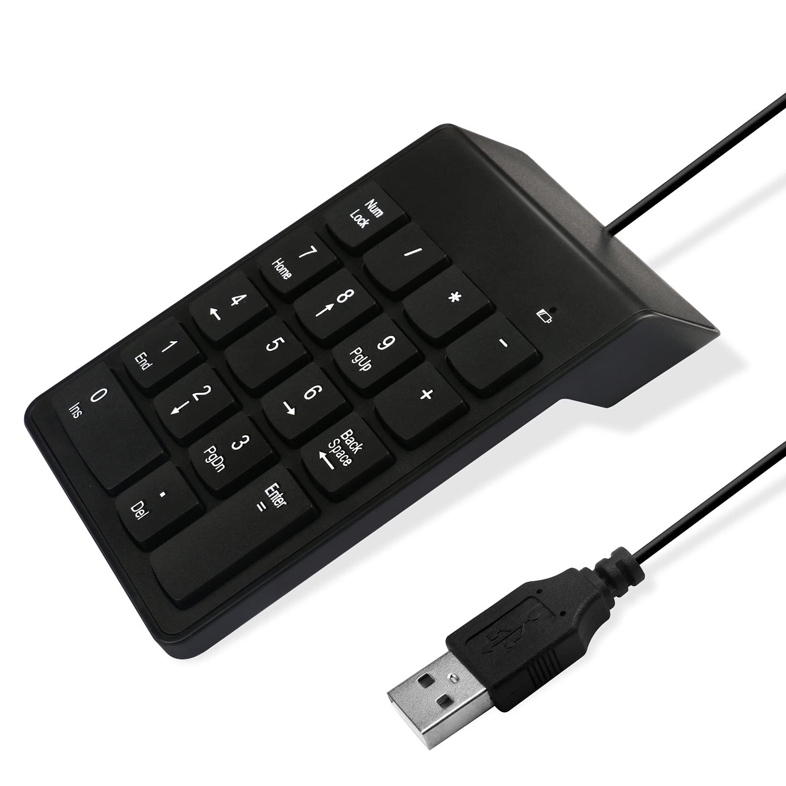 Numeric Keypad for Laptop, 10 Key USB Keypad, Portable Ultra Slim
